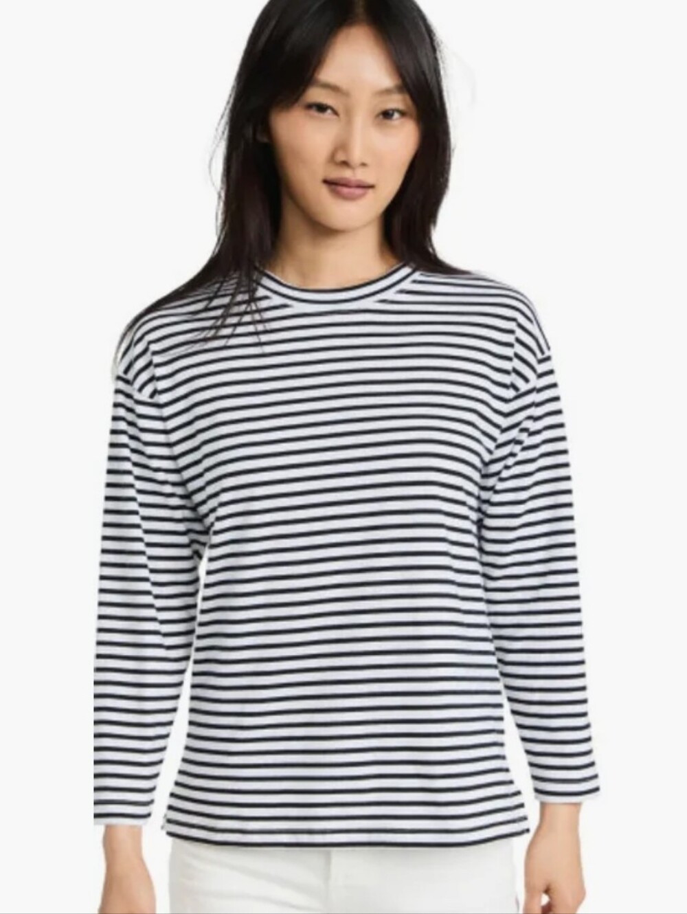 AYR The French Fry Tee in Piano Stripe - Size S